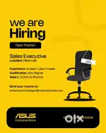 Showroom Sales Executive for Dell Store at Calicut.