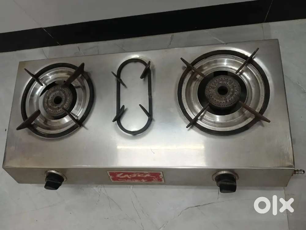 2 Burner Stainless Steel Gas Stove