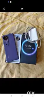 Vivo v 40 5 G 12 GB Ram 256 GB memory card