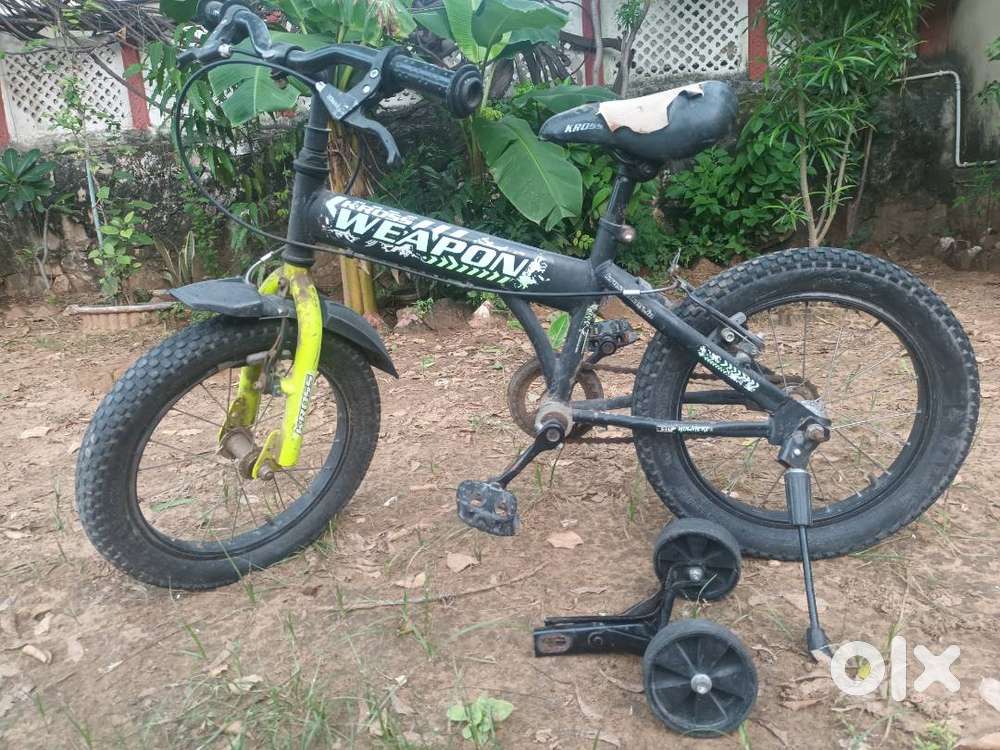 Kids Bicycle (with Training Wheels) - Good Condition