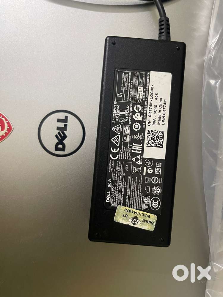 Dell ORIGINAL Charger 90 watt 19.5V 4.62 A and 4.5 mm Pin