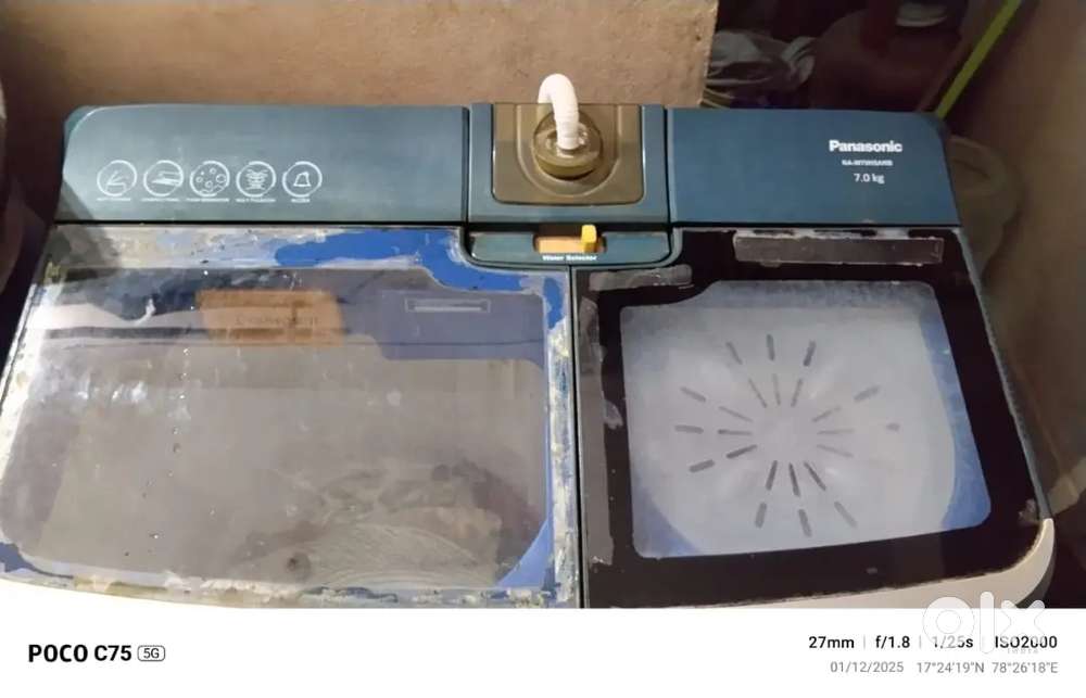 Panasonic 7kg semi automatic top load