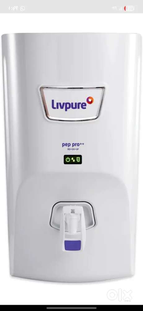 Liv pure water purifier pep pro + model