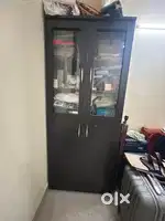 Wooden Wardrobe 2.6*6 along with partitions and half glass door