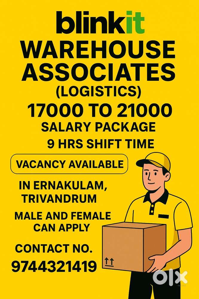 Warehouse Assosiates (Logistics)