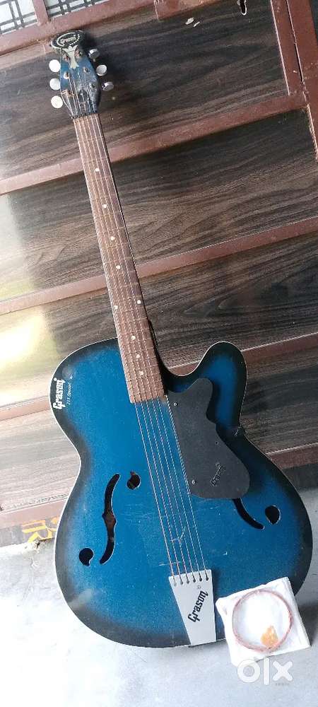 Guitar  Grason 215 special blue colour.