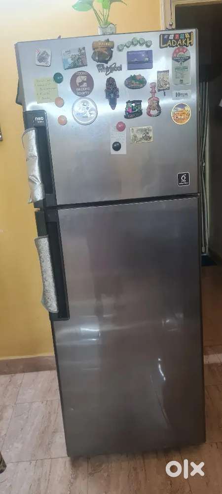 Whirlpool Doubledoor refrigerator 350litres for sale