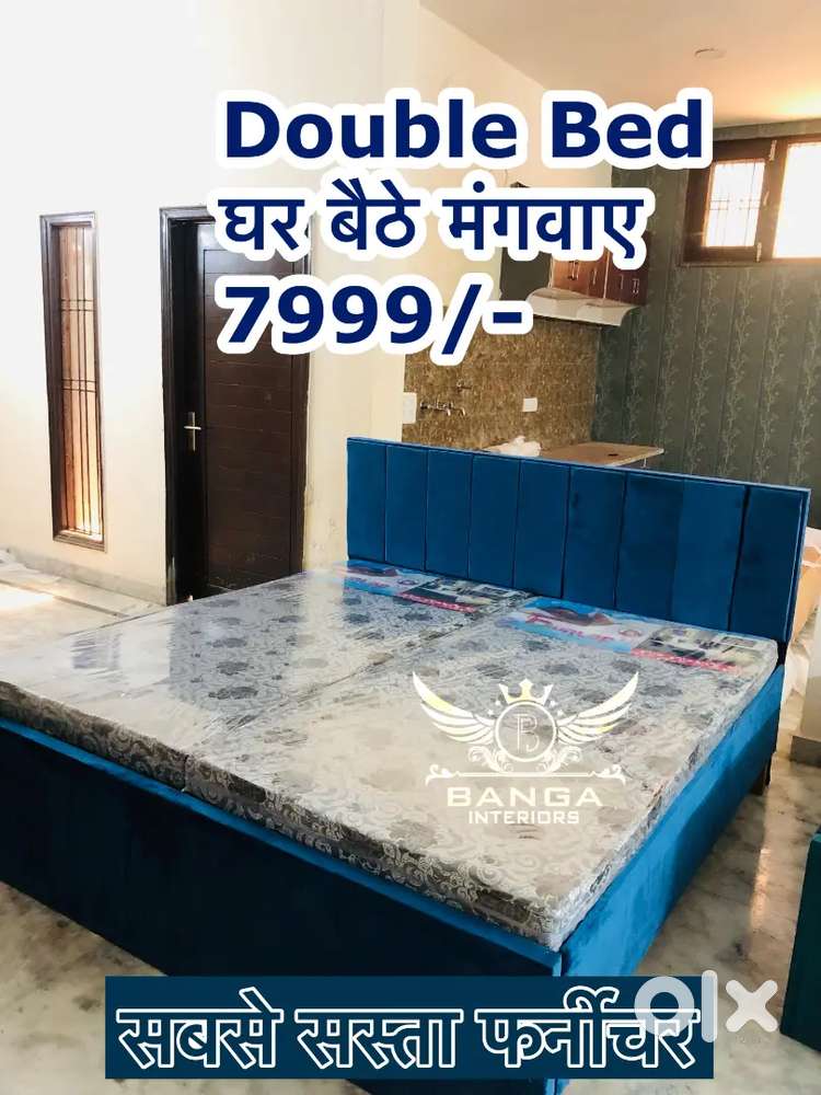 DOUBLE BED FULL STORAGE FANCY BED DIRECT FROM FACTORY AT FACTORY PRICE