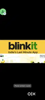 Hiring for Gwalior blinkit delivery boy job