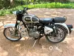 Royal Enfield classic silver