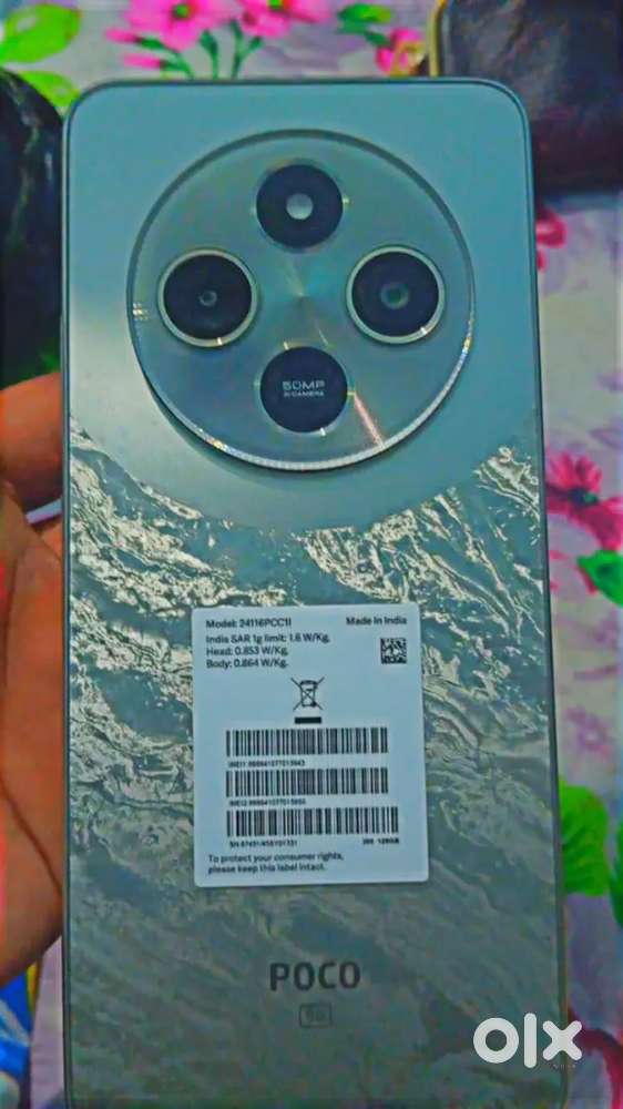 Poco c75 5g 4gb ram 128 gb 15 din chal hai arjent sell  hai