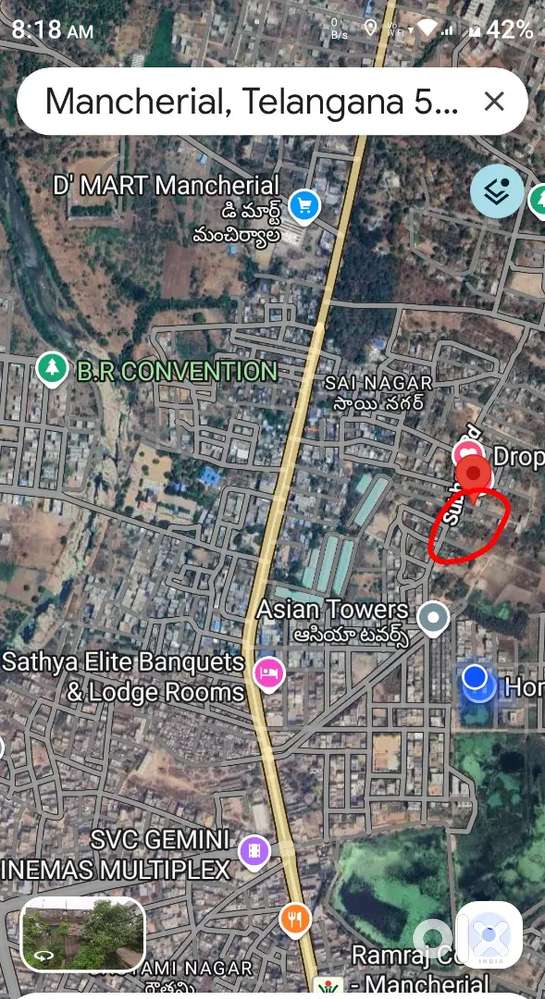 open plot for sale hitech city near