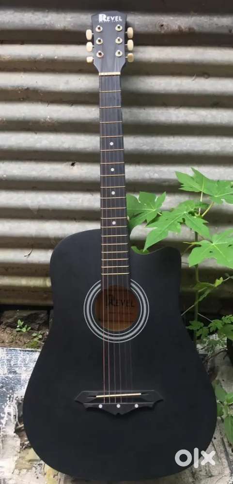 Newly black guitar