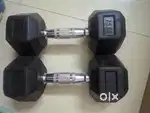 7.5 KG * 2 Dumbbells - 2200 Rupees