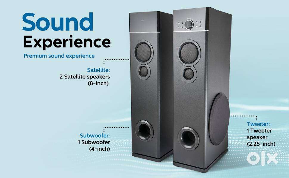 Philips Audio Tower Speakers Shopy Vision SPA9120B/94