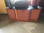 Tv table with drawers & cupboards