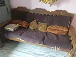 Wooden sofa 5 seater shell karna hai