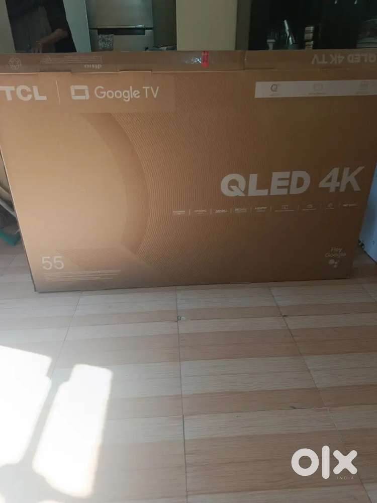 Tcl qled led 55inch in size box packed never used