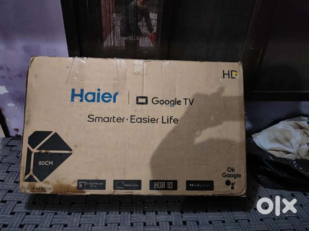 New Haier lED 32 inches purchased on 12 -8-2025..