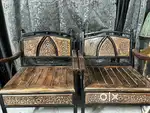 Wooden sofa seat 4 seater