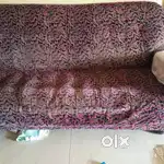 5 Seated Woodern Cushion Sofa  ( 3+2) for sale