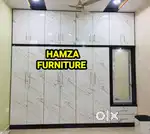 HAMZA FURNITURE New designer stylish look particle wood wardrobe