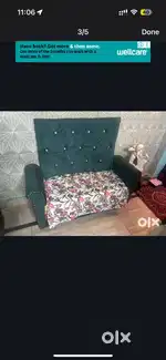Sofa cum bed with sofa set