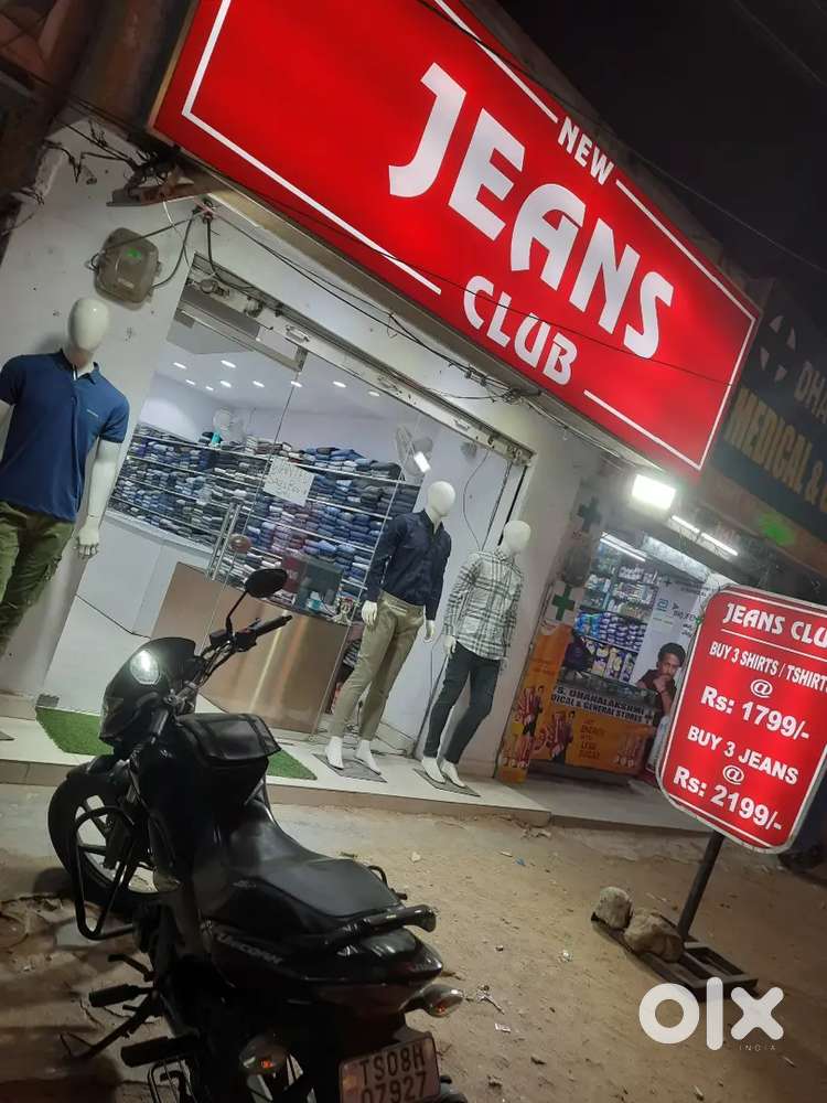 Mens wear for sale in prime location