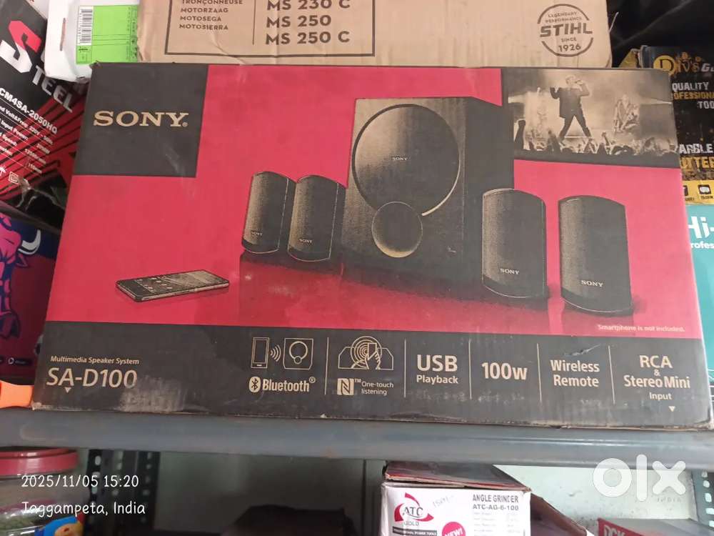 SONY  SA D100  4.1 home theatre for selling