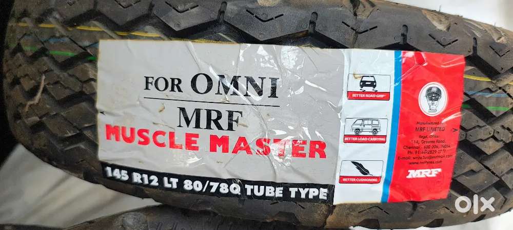 Brand new MRF Tyre 145 R12 with original bill