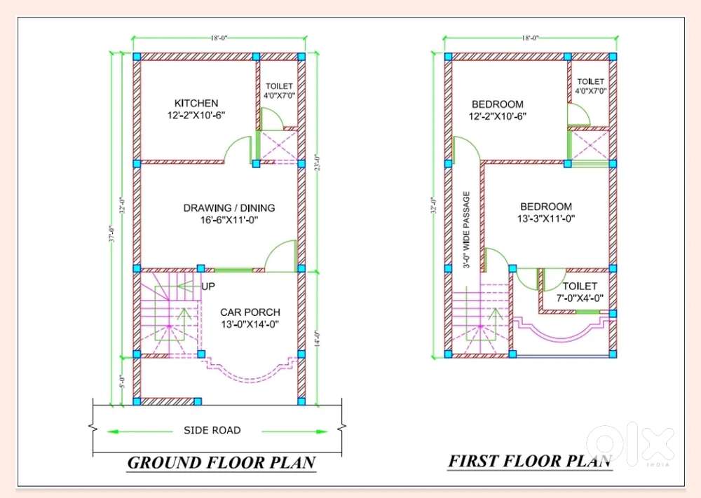 Kachhpura, Puspnagar 2BHK under Construction - construction area 1200