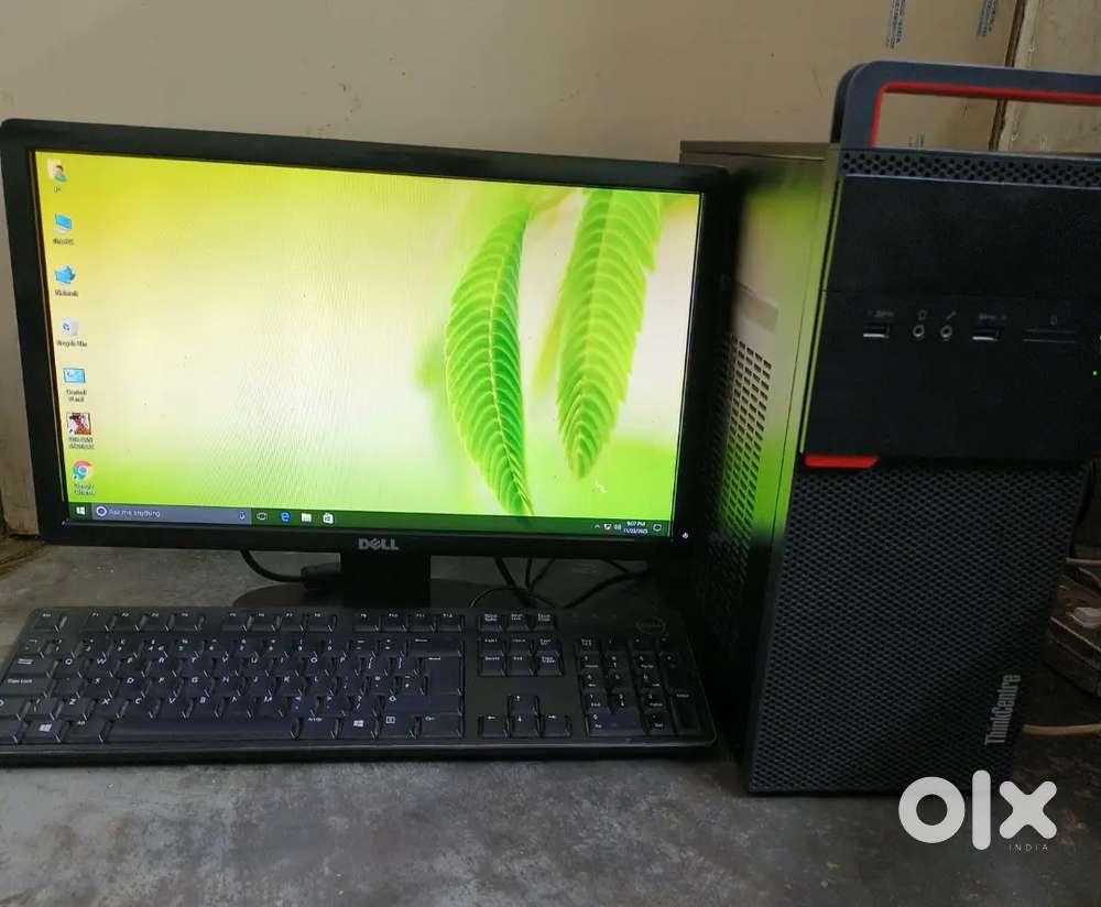 lenovo i3 6th generation branded Desktop pc monitor Computer set