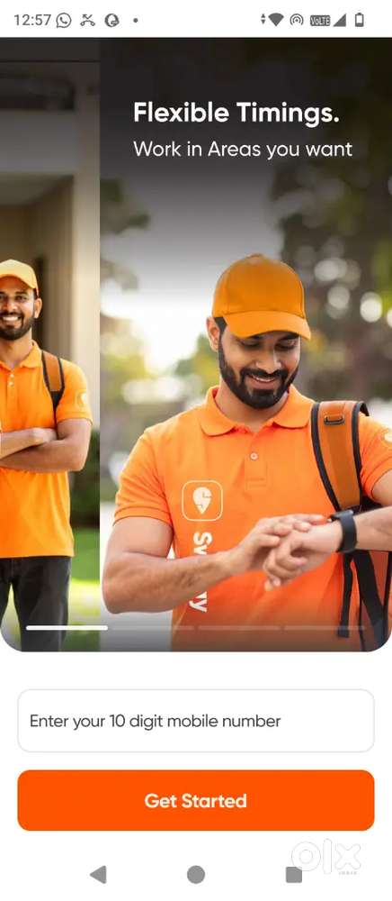 Swiggy food and instamart delivery job