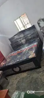 New king size head n bottom storage wooden bed in wholesale price Cod