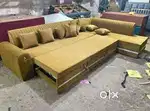 3 seater and lounge sofa Cumbed with storage in STARF