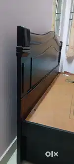 Queen Bed with storage and mattress