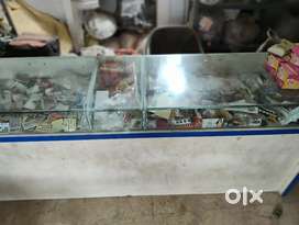 Glass table for shop use