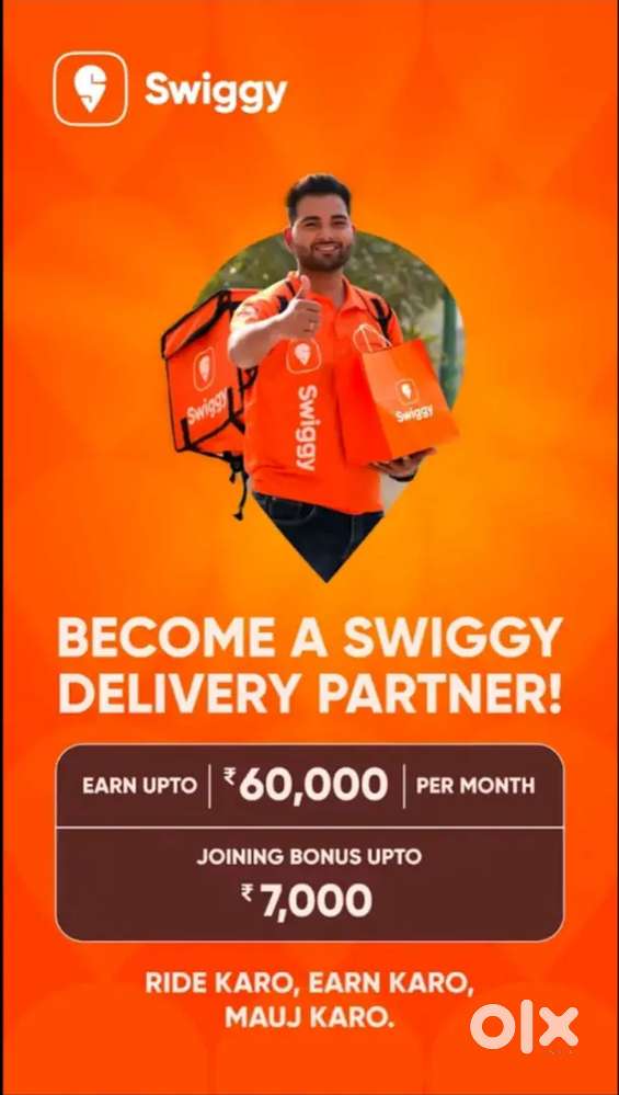 Swiggy delivery job in bengaluru