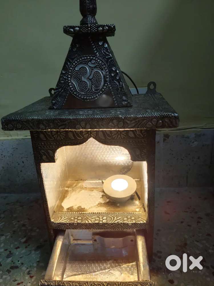 TV, Small mandir, one table glass ,computer,double bed w/o mattress