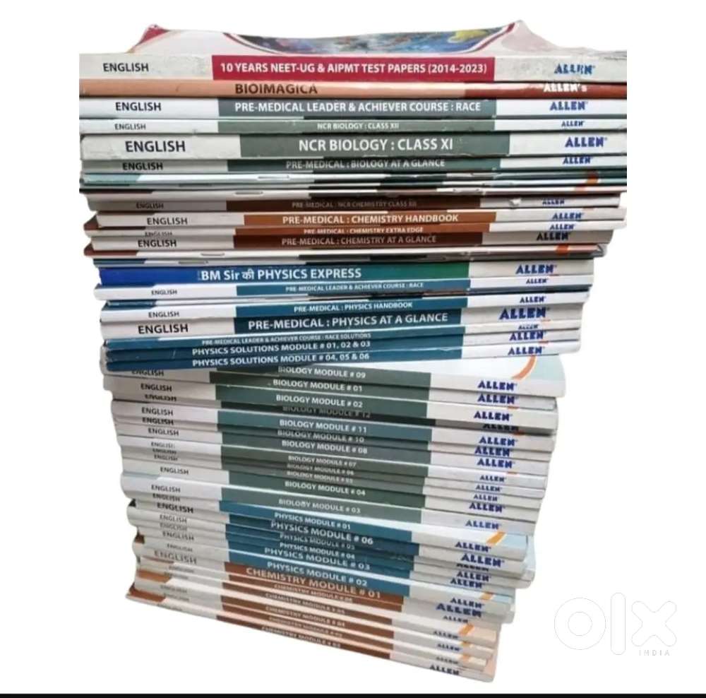 Allen NEET Prep Modules–Full Theory, PYQs,Experiments &LikeNew Books