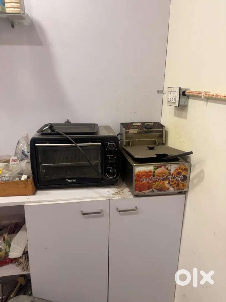 Deep fridge, mixy, fryer and otc