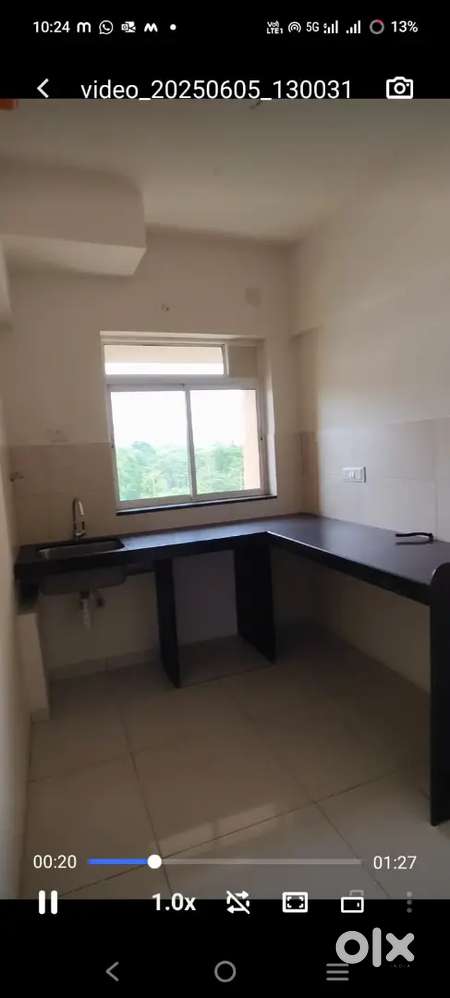 New Untouched Godrej Nirvaan 1BHK Flat with all Amenities