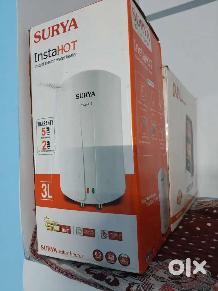 Instant water geyser 3ltr almost new