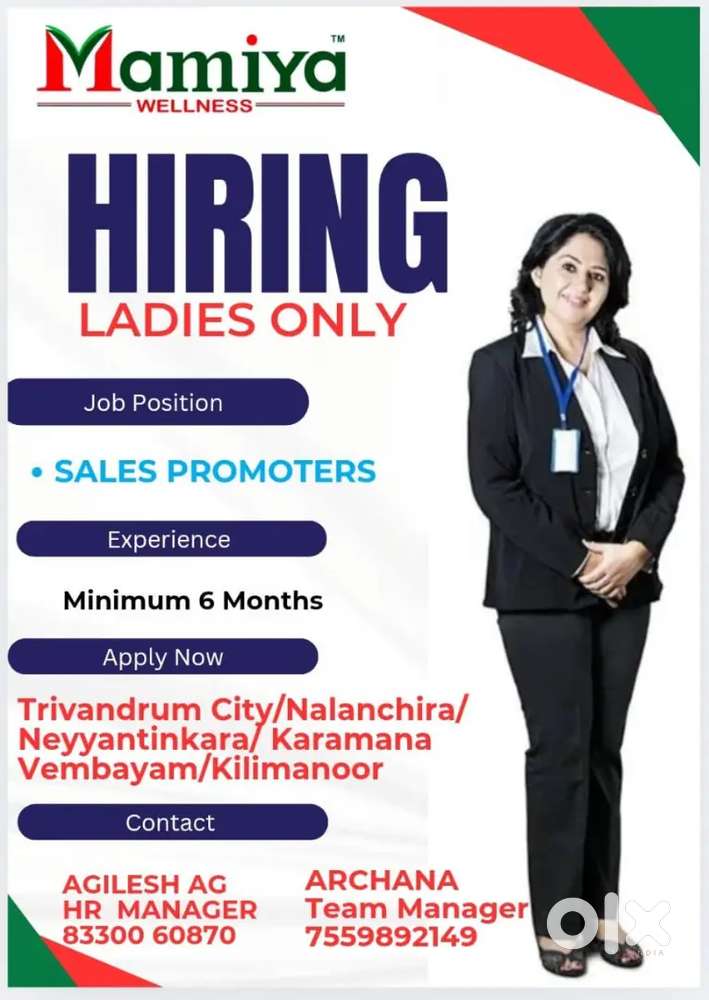 Mamiya Wellness Company ( We Are Hiring Female Sales Promoters)
