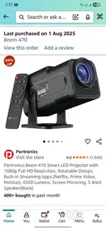 PORTRONICS BEEM 470 FULL HD 1080P