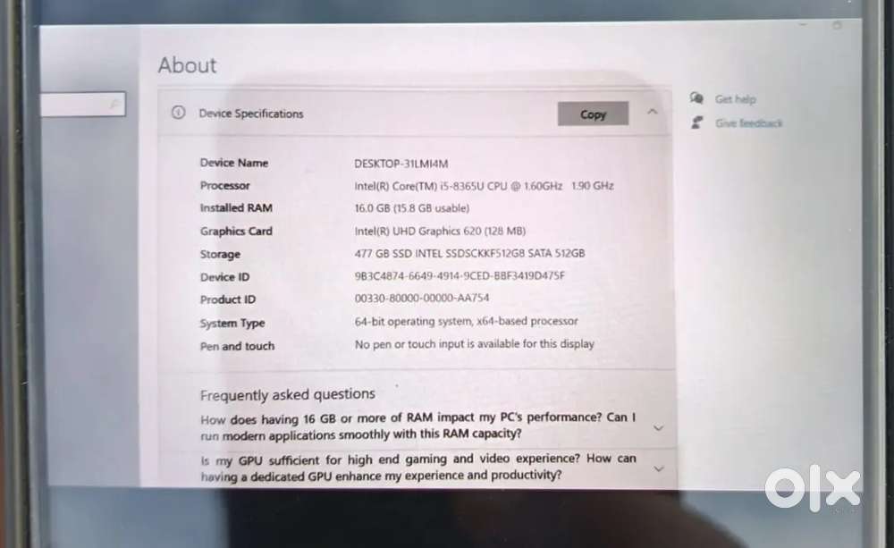 Dell laptop
