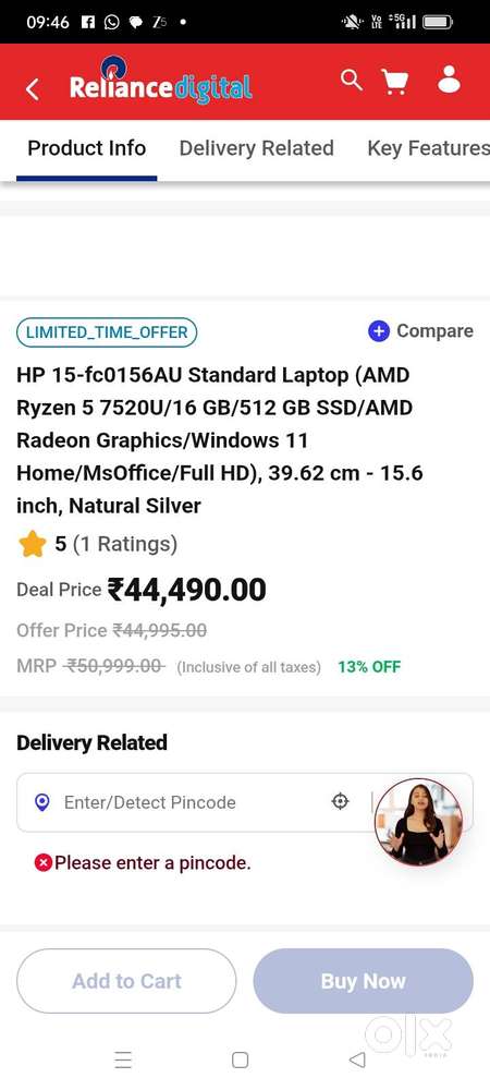 Brand New HP 15 laptop