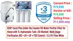KENT Excel Plus Under the Counter RO Water Purifier Filter for Home