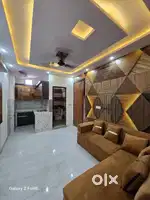 1bhk 45 sqyards semi furnished flat with bike parking and 20 feet road