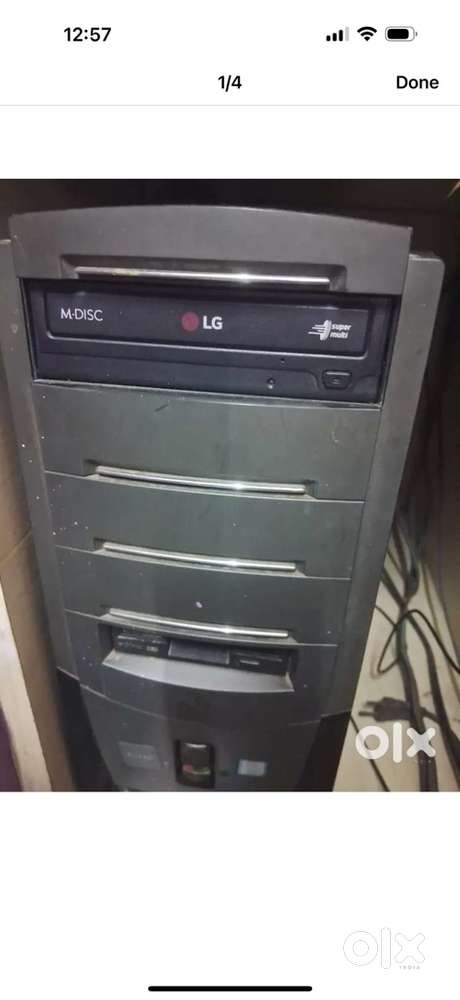 Working Desktop Computer with Monitor and Camera